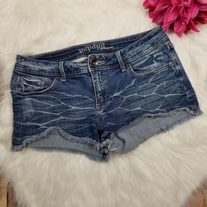 🌹Papaya Cut Off Denim Short Shorts🌹